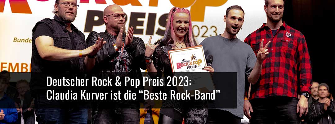 Deutscher Rock & Pop Preis 2023 Claudia Kurver